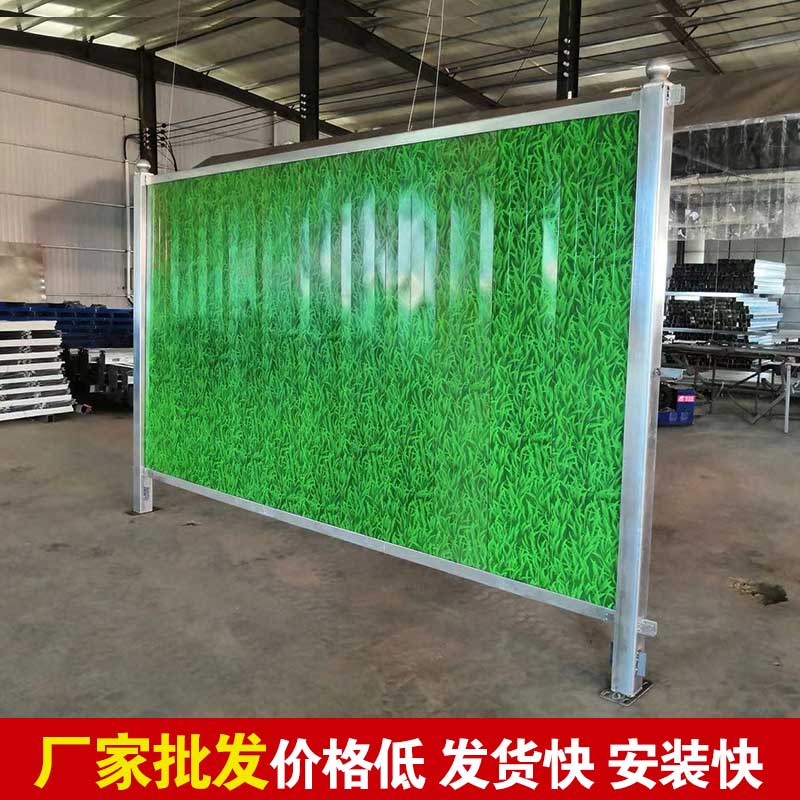洛陽(yáng)移動(dòng)式道路彩鋼圍擋多少錢(qián)一平米？